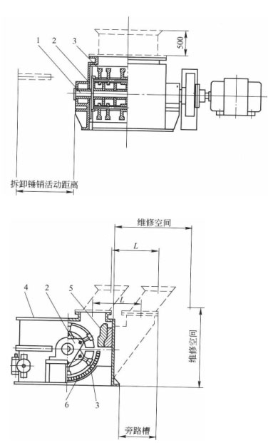 環(huán)錘式破碎機(jī)結(jié)構(gòu)